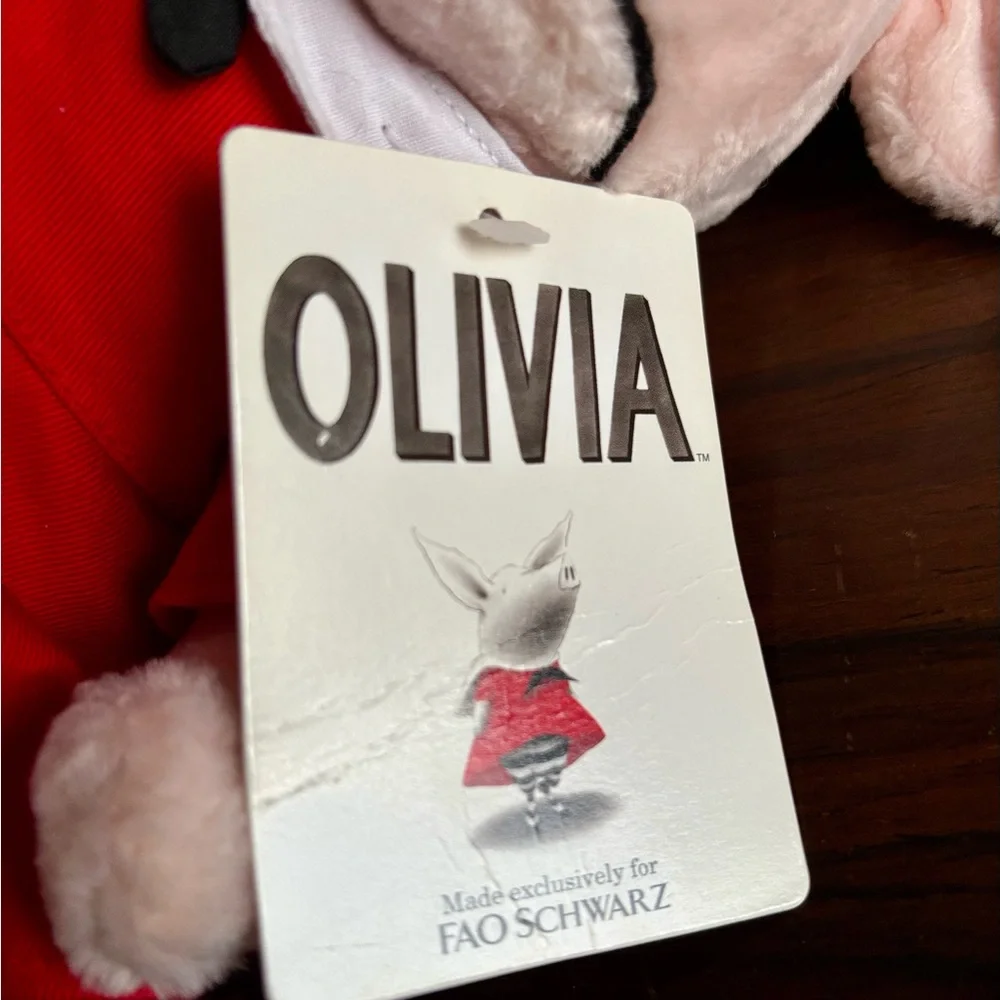 Vintage Olivia the Pig 2001 Plush Stuffie Gund NWT book - Picture 4 of 5